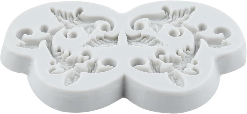 TAOXIBEI Baroque Curlicues Scroll Lace Silicone Molds Leaf Vine Polymer Clay Mold for DIY Crafts Epoxy Resin Casting Air Dry Polymer Clay Plaster Jewelry Making - Image 3